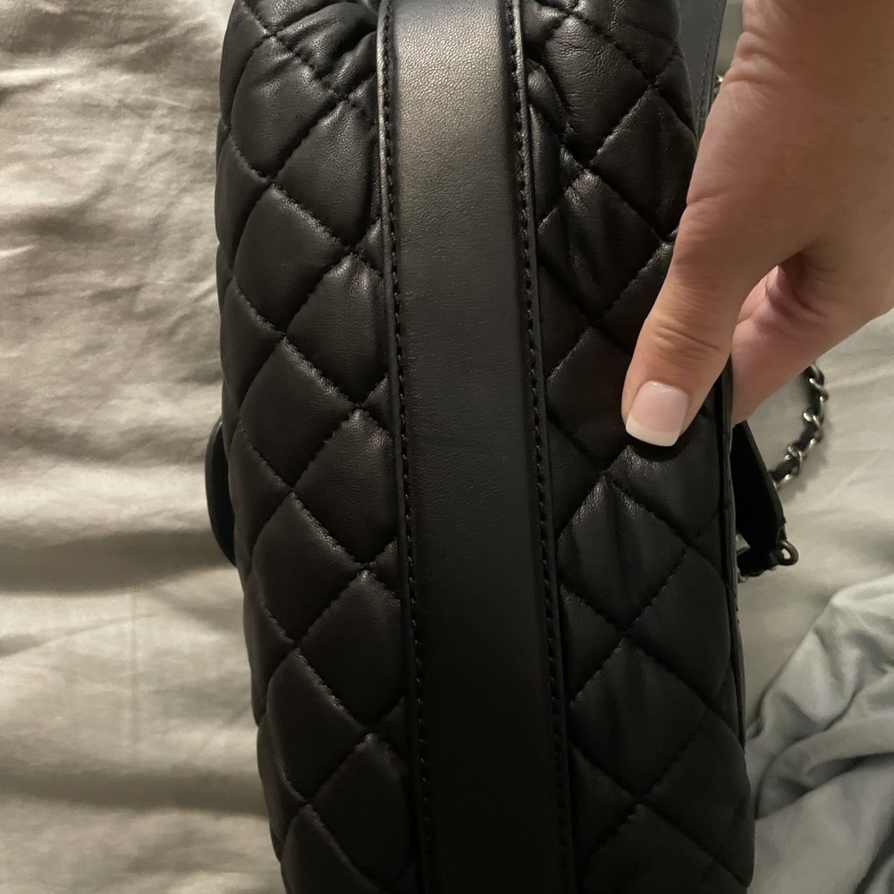 🛑sold Chanel Lambskin Medium Accordion Flap Black - Picture 14 of 16